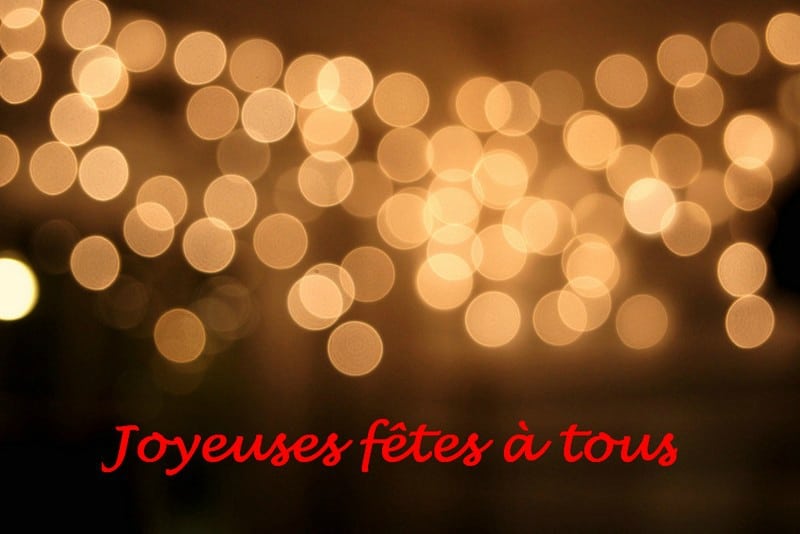 Joyeuses fêtes de fin d’année